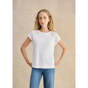 Hobbs London Ivana Cotton Broderie Top